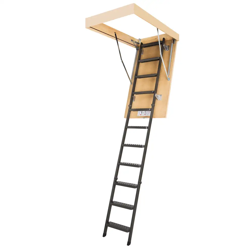 LMS insulated metal attic ladder