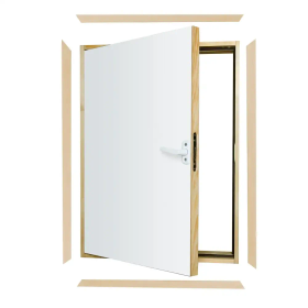 Insulated knee wall access door DWK