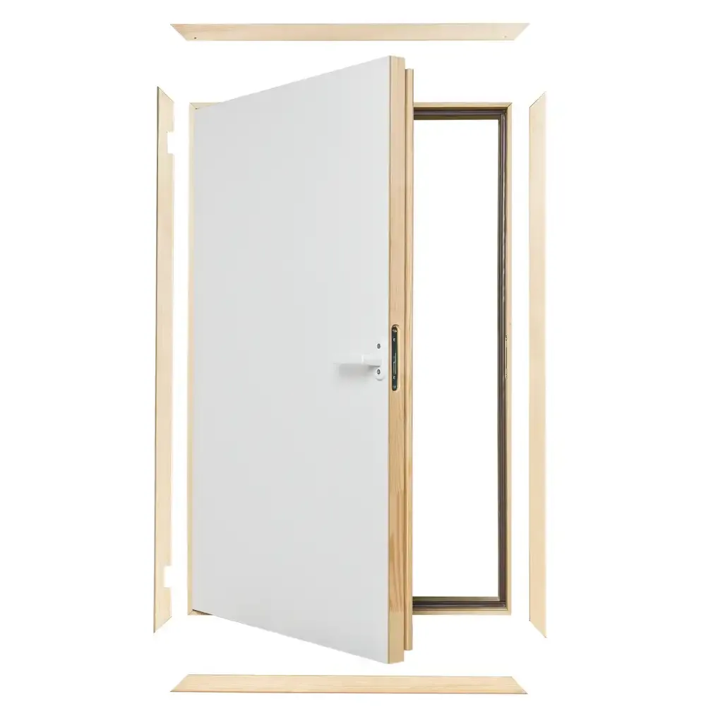 Energy-efficient knee wall access door DWT
