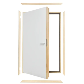 Energy-efficient knee wall access door DWT