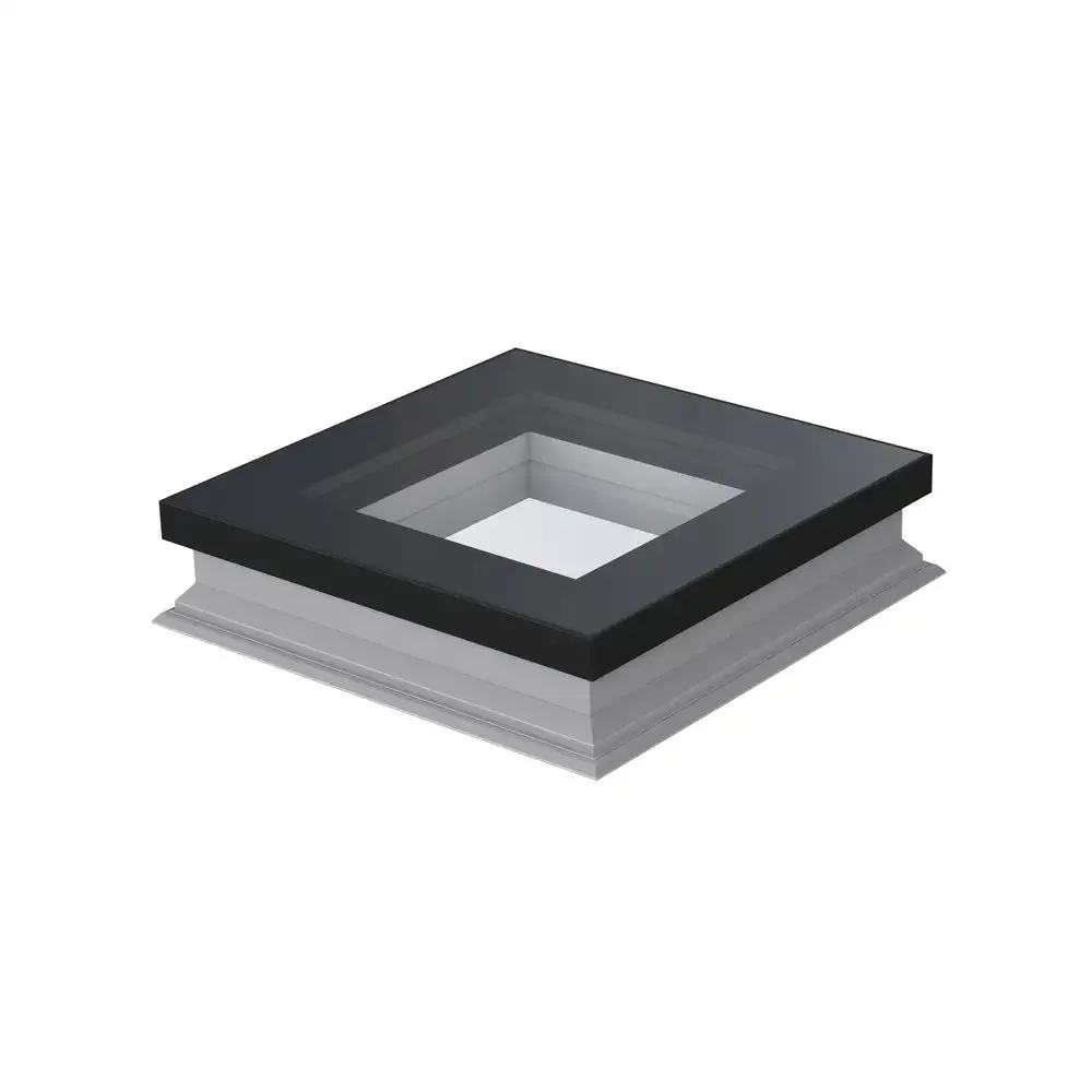 DXF DU6 fixed flat roof deck mounted skylight