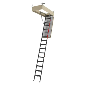 LMF 60 Fire-Rated Metal Attic Ladder – High Ceiling
