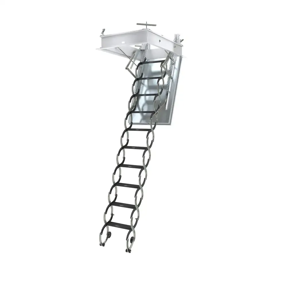 LSF fire-rated scissor metal attic ladder