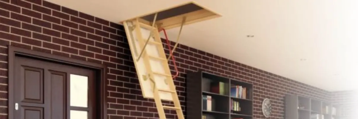 Why don't new homes have those fold out ladders for the attic? :  r/homeowners